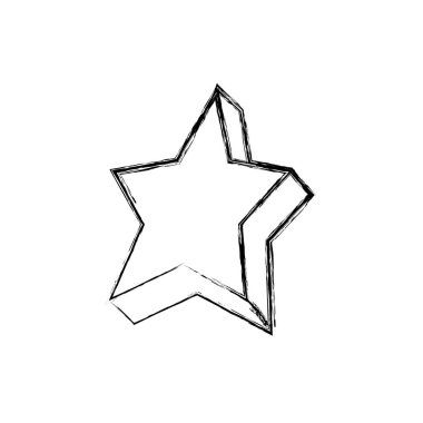 Ödül ve başarı Tema izole tasarlamak vektör çizim yıldızı