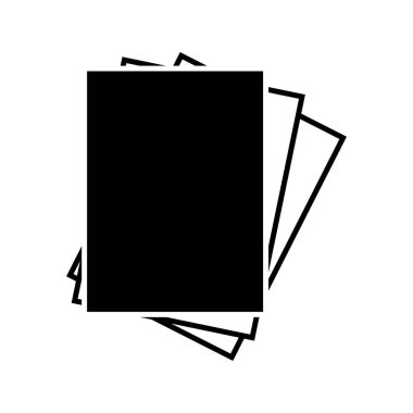 kontur kartonlar nesne okul eğitim tasarlamak vektör