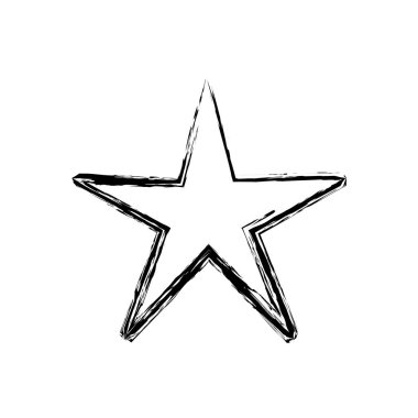 Şekil güzel parlak yıldız sanat tasarlamak vektör