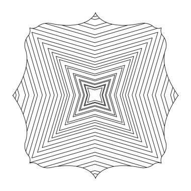 çizgi kare desen soyut arka plan tasarlamak vektör şekilleri