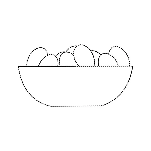 Διάστικτη Σχήμα Καραμέλα Αμύγδαλα Γλυκό Επιδόρπιο Νόστιμο Διανυσματικά Εικονογράφηση — Διανυσματικό Αρχείο