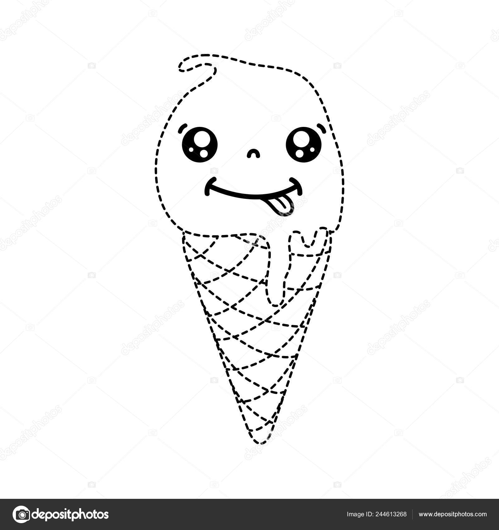 COMO DESENHAR UM GELADO KAWAII