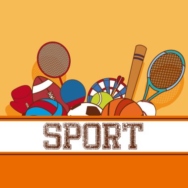 Zaman kavramı vektör çizim grafik tasarım spor