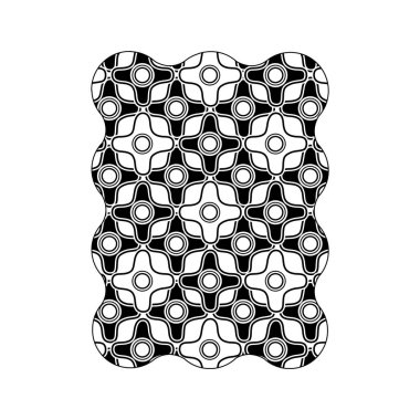 siluet şekil grafik sorunsuz yaratıcı arka plan dekorasyon vektör çizim ile