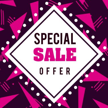 Satış, promosyonlar ve indirimler el ilanı ve afiş