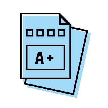 renk eğitim yeterlilik okul sertifika üniversite vektör çizim