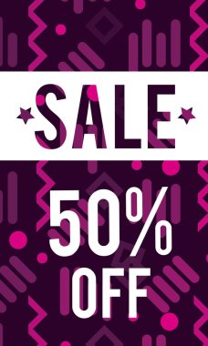 Satış, promosyonlar ve indirimler el ilanı ve afiş