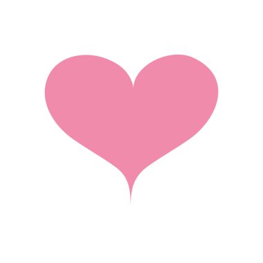 aşk ve tutku tasarım vektör çizim renkli kalp sembolü