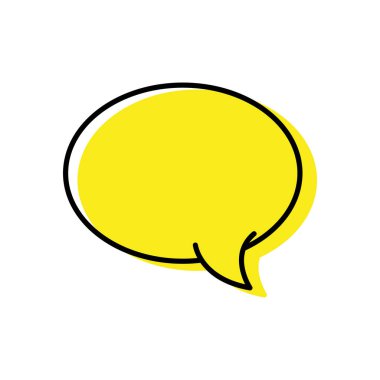 renk oval sohbet kabarcık sanat metin iletisi vektör çizim