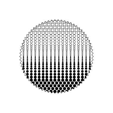 grafik stili arka plan tasarlamak vektör ile çizgi daire