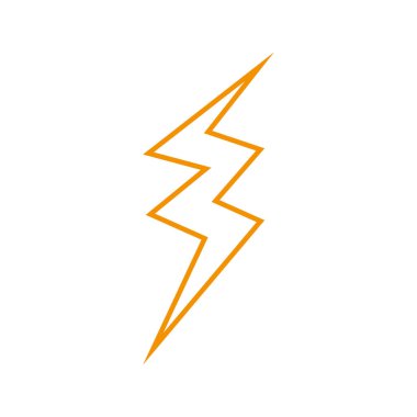 renkli sembol simge uyarı uyarı vektör çizim gök gürültüsü