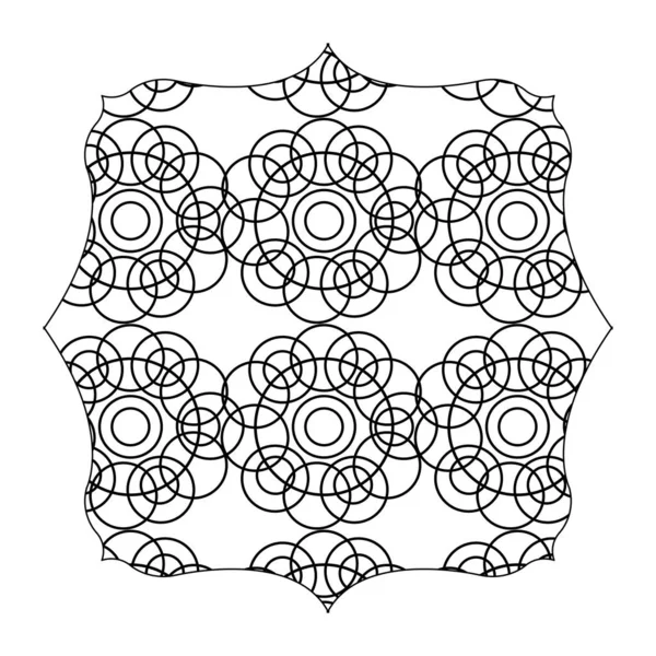 Τετράγωνο Μοτίβο Σχήματα Εικονογράφηση Διάνυσμα Στυλ Γραφικών Φόντου — Διανυσματικό Αρχείο