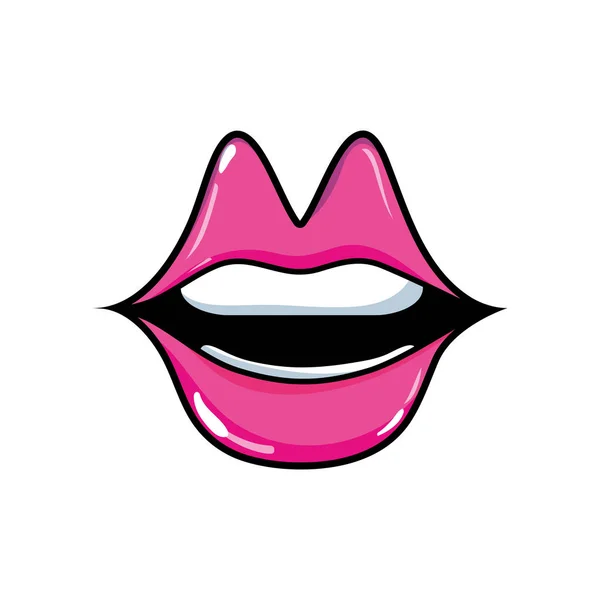 Στόμα Κραγιόν Εικονογράφηση Διάνυσμα Χείλη Μόδας Μακιγιάζ — Διανυσματικό Αρχείο