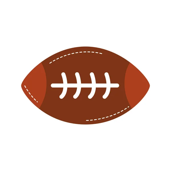 Ζωηρόχρωμο Αμερικανικό Ποδόσφαιρο Μπάλα Για Παίξει Αθλητισμού Εικονογράφηση Διάνυσμα — Διανυσματικό Αρχείο