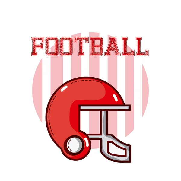 American Football Helm Vektor Illustration Grafik Design — Stockvektor