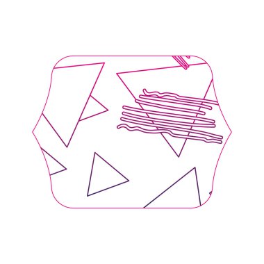 renk kenar quadrate geometrik figür arpacık arka plan vektör çizim ile