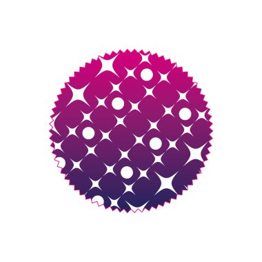 renkli siluet daire grafik Dikişsiz desen arka plan doku vektör çizim ile