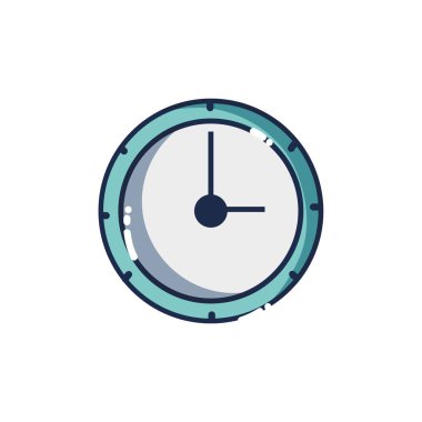 duvar daire saat nesne tasarlamak vektör