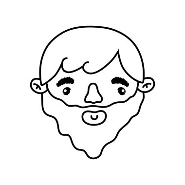 Adam insanların ve insan teması izole tasarım vektör çizim