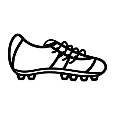 Amerikan futbolu vektör çizim oynamak için nesneyi satır kilitler