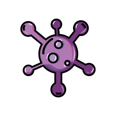 Web dijital virüs bilgisayar teknoloji vektör çizim