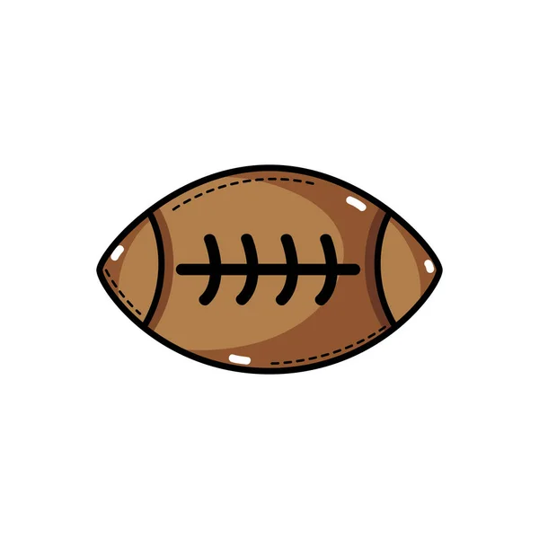 American Football Ball Sport Vektor Illustration Spielen — Stockvektor