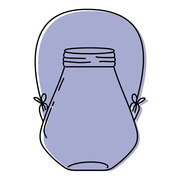 颜色小马森罐与线处理向量例证 — 图库矢量图片