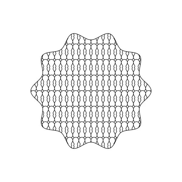 Звезда Линии Графической Иллюстрацией Векторного Стиля Фона Узора — стоковый вектор