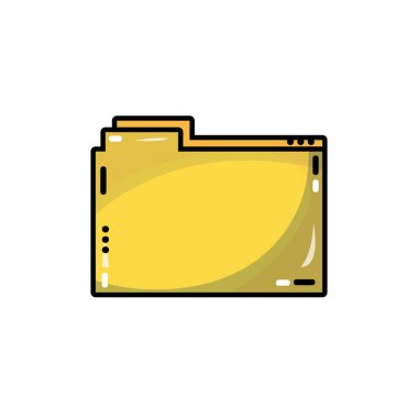 bilgi vektör çizim belgeleri kaydetmek için dosya klasörü