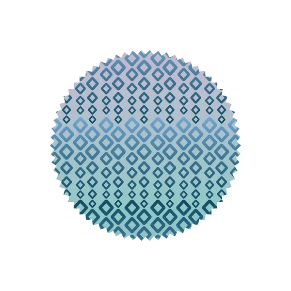 Cercle Avec Illustration Vectorielle Texture Fond Décoration Sans Couture Graphique — Image vectorielle