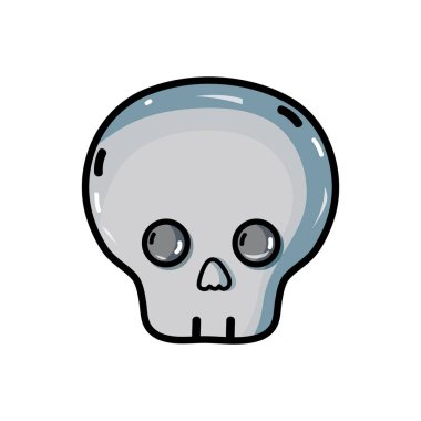 mesaj uyarı vektör çizim uyarı için tehlike kafatası