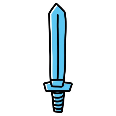 renk videogame kılıç savaş savaş vektör çizim nesnesine