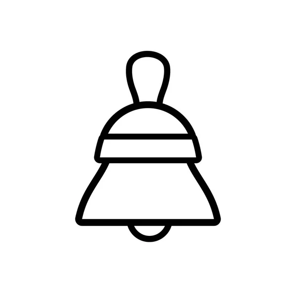 Bell Ring Alert Alarm Theme Design Isolado Ilustração Vetorial — Vetor de Stock