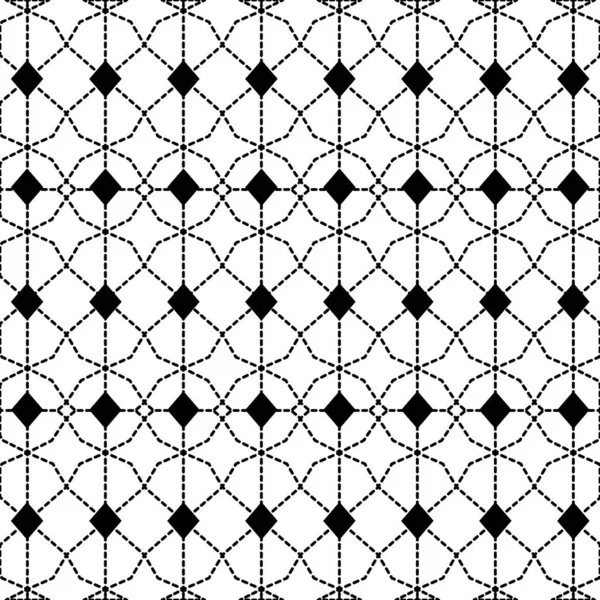 Візерунок Фон Текстури Оздоблення Текстильна Тема Чорно Білий Дизайн Векторні — стоковий вектор