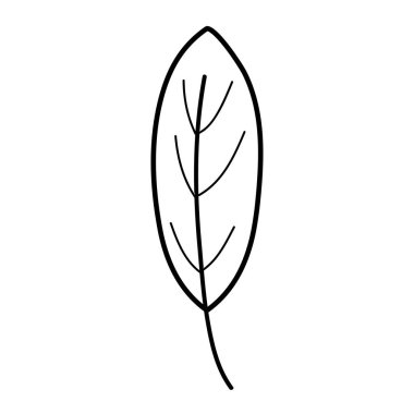 satır tropikal ve doğal ağaç yaprak tasarlamak vektör