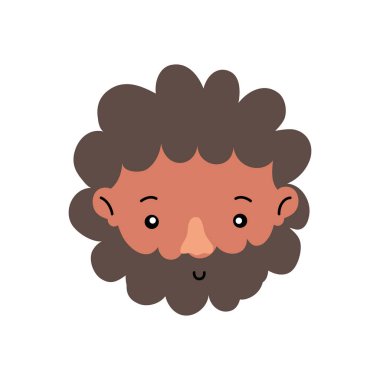 Adam insanların ve insan teması izole tasarım vektör çizim