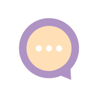 renkli sohbet kabarcık metin notları mesaj vektör çizim