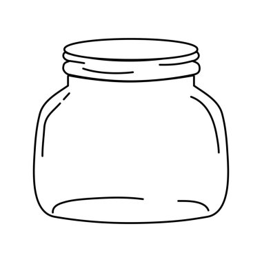 satır küçük ve geniş mason cam koru vektör çizim