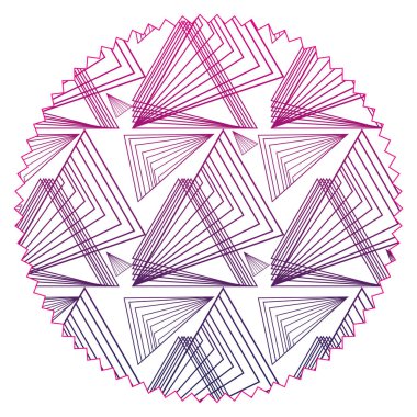 siluet daire ile seamless modeli grafik arka plan tasarlamak vektör