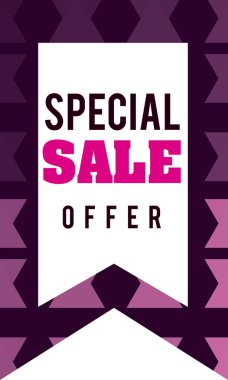 Satış, promosyonlar ve indirimler el ilanı ve afiş