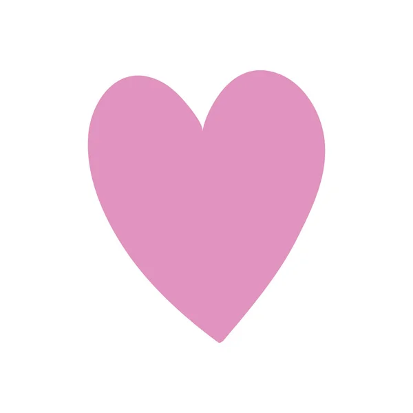 ロマンチックなシンボル ベクトル図にカラフルな素敵な愛の心 — ストックベクタ