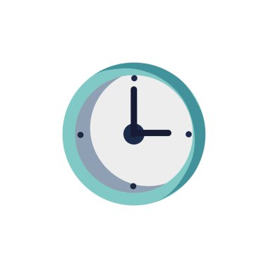 duvar daire saat nesne tasarlamak vektör