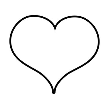 hat sanat kalp sevgi simgesi tasarım vektör çizim