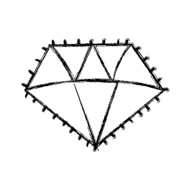 Elmas mücevher takılar ve değerli Tema izole tasarım vektör çizim