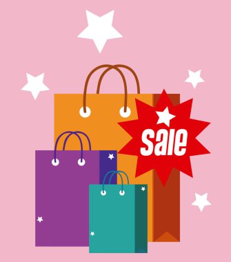 Vektör çizim grafik tasarım alışveriş teklif ve satış