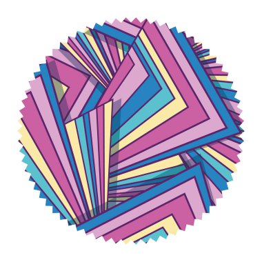 Daire ile seamless modeli şekiller arka plan dekorasyon vektör çizim