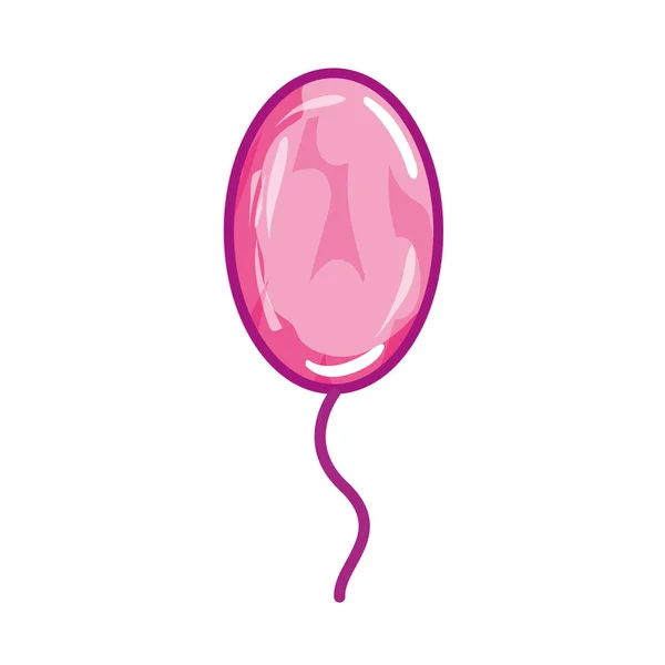 Ballon Fête Fête Décoration Conception Vectoriel Illustration — Image vectorielle