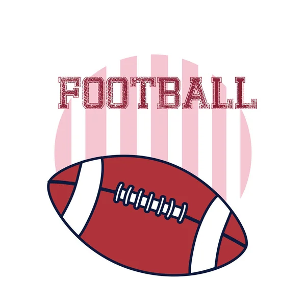 Football sport ball vector illustration graphic design