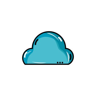 doğal bulut gökyüzünde ve güzel hava tasarlamak vektör