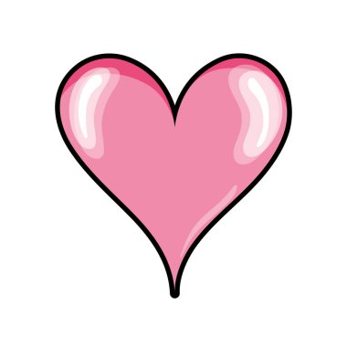 kalp tutku sanat süsleme tasarlamak vektör